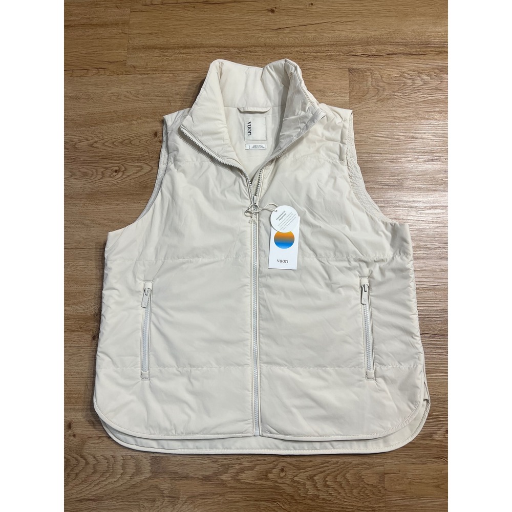 Vuori Canyon Insulated Vest Bone White VW533 primaloft Womens Large NWT